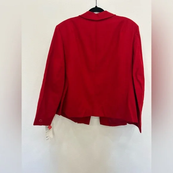 Pendleton dead stock VTG 100% wool Red blazer jacket old money sz.44 classic - Picture 2 of 10